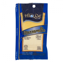 Haolam Mozzarella Sliced Natural Cheese Net Wt. 6 OZ. (170 g)
