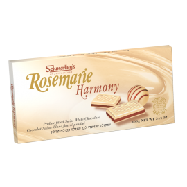 Schmerling's Rosemarie Harmony, Praline Filled Swiss White Chocolate 3.5oz(100g)