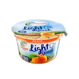 Gevina Light 0% Greek Yogurt Peach 5oz