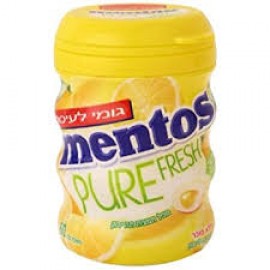 Mentos Pure Fresh Lemon Gum SF 30 Piece
