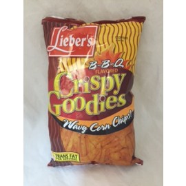 Lieber's Crispy Goodiesw Wavy Corn Chips BBQ 283g