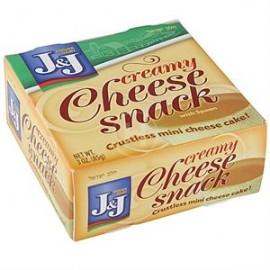 J&J Creamy Cheese Snack Crustless mini cheese cake 85G