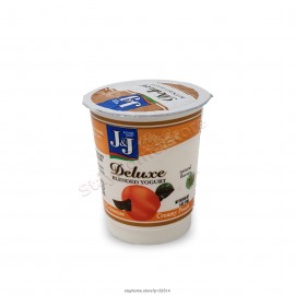 J&J Deluxe Blended Yogurt Creamy Peach 6oz(170g)