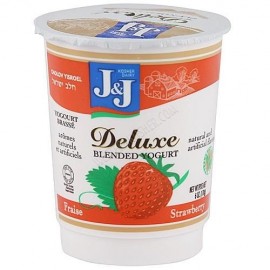 J&J Deluxe Blended Yogurt Strawberry 6oz(170g)