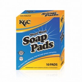 K&C Steel Wool Soap Pads 10units