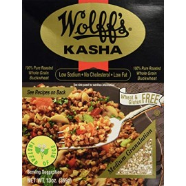Kasha Medium Granulation 100% Pure Roasted Whole Grain Buckwheat 
