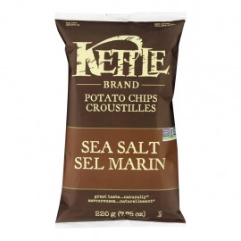 Kettle Sea Salt Potato Chips Gluten Free Non GMO 220g