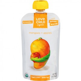 Love Child Apple Mangoes Oragnic; Gluten Free; 128ml