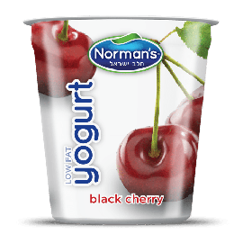 Norman's Lowfat Yogurt Black Cherry 5.3oz(150g)