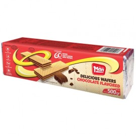 Man Chocolate Flavored Wafers 500g