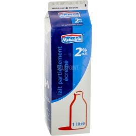 Mehadrin 2% Milk 1 Liter