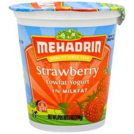Mehadrin Lowfat Yogurt Strawberry 7oz (198g)