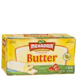Mehadrin Unsalted Butter 4 sticks 1Lb