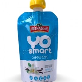 Mehadrin YO Smart Greek Squeezable Yogurt 99g - Vanilla