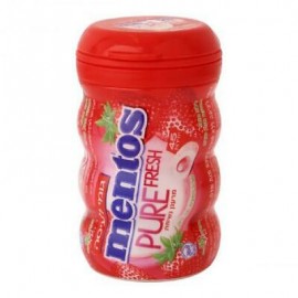 Mentos Pure Fresh Strawberry Gum SF 45 Pieces