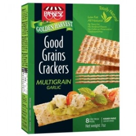 Golden Harvest Multigrain Garlic Good Grain Cracker 8 packs