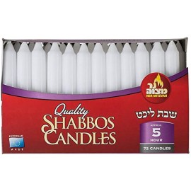 Ner Mitzvah 72 Quality Shabbos Candles 5 Hours