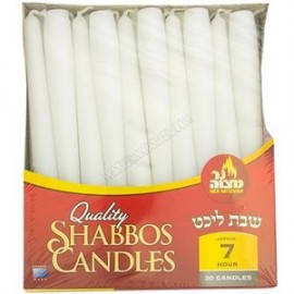 Ner Mitzvah Quality Shabbos Candles 7 hour 30 counts
