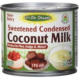 Let's Do Organic... Organic Sweetened CondensedCoconut Milk 195ml