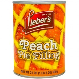 Lieber's Peach Pie Filling 21oz (1lb) 595g