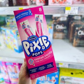 Norman's Pixie Pops Cotton Candy Low-Fat Yogurt 8 Tubes