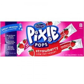 Norman's Pixie Pops Strawberry Low-Fat Yogurt 8 tubes