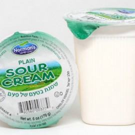 Norman's Plain Sour Cream 6oz 170g