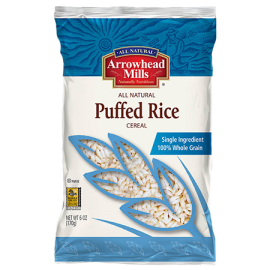 Puffed Rice Cereal No Salt Added