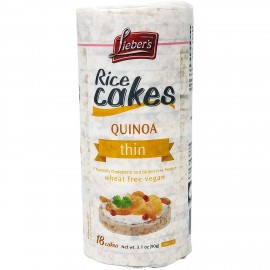 Lieber's Rice Cakes Quinoa Thin 18 cakes 90g