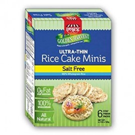 Golden Harvest Ultra-thin Rice Cake Minis Salt Free  6 packs