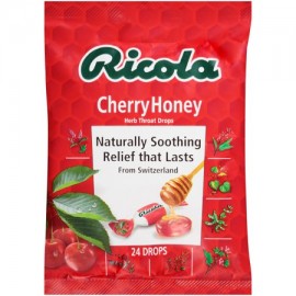 Ricola Cherry Honey Herb Throat Drops 24 drops