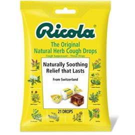 Ricola The Original Natural Herb Cough Suppressant Throat Drops 21 drops