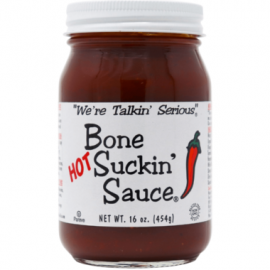 We're Talkin' Serious Hot Bone Suckin' Sauce 454g