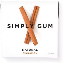 Simply Gum Natural Cinnamon 15 pieces 