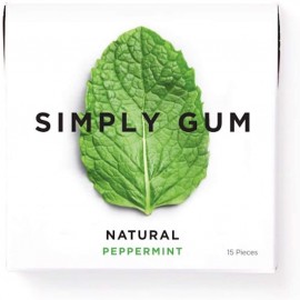 Simply Gum Natural Peppermint 15 pieces