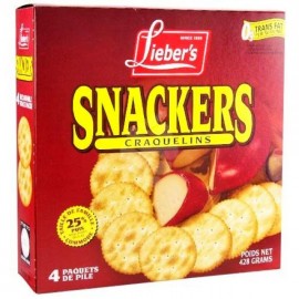 Lieber's Snackers The All Purpose Cracker 4 packs 428g