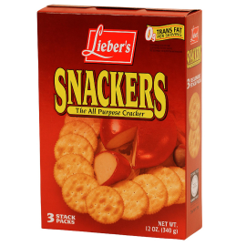 Lieber's Snackers The All Purpose Cracker 3 packs 320g