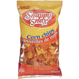 Snappy Snax Corn Chips BBQ 312g 11oz