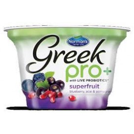 Norma's Greek Pro+ with live probiotic Superfruit 5.3oz 150g