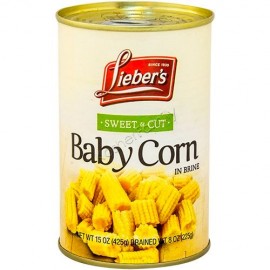 Lieber's Sweet & Whole Baby Corn 225g 