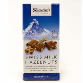 Schmerling's Swiss Milk Hazelnuts, Swiss Milk Chocolate with Whole Roasted Hazelnuts 3.5oz(100g)
