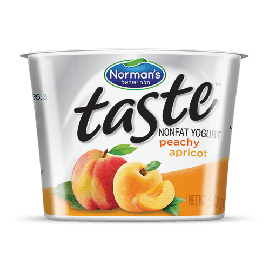 Norman's Taste Nonfat Yogurt Peachy Apricot 5oz(142g)