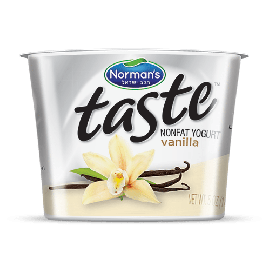 Norman's Taste Nonfat Yogurt Vanilla 5oz(142g)