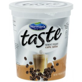 Norman's Taste NonFat Caffe Latte Yogurt 32oz 908g