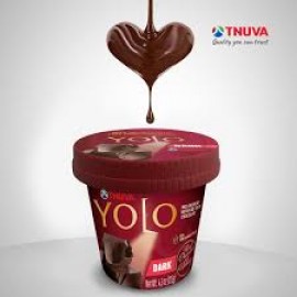 Tnuva Yolo Milk Deessert with Fine DARK Chocolate 123g 
