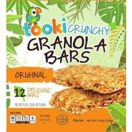 Tooki Crunchy Granola Bars Original 12 Bars