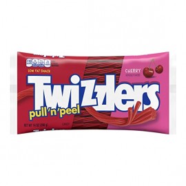 Twizzlers Cherry Twists, pull'n'peel 396g