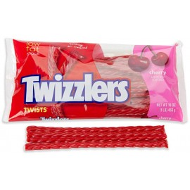 Twizzlers Cherry Twists, Low Fat 453g