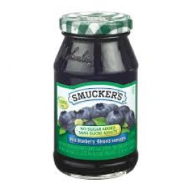 Smucker's Wild Blueberry Jam - No Suggar Added 310ml