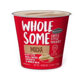Norman's WholeSome Swiss Style Yogurt Mocha 5.03oz 150g